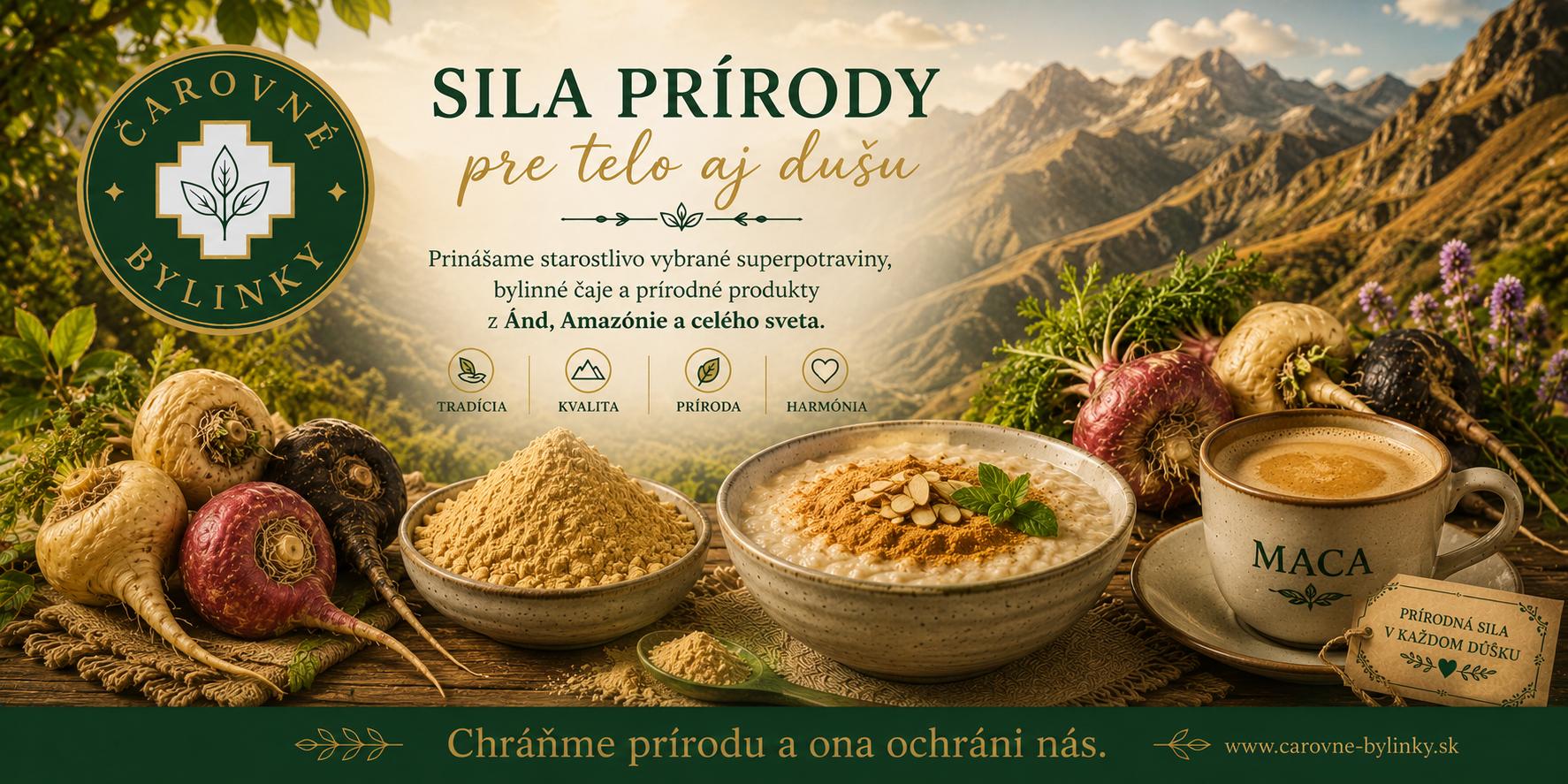 Maca - legendárny koreň z peruánskych Ánd Maca – legendárny koreň z peruánskych Ánd